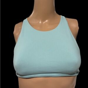 Lululemon Athletica Sky Blue High Neck Sports Bra